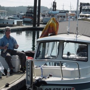 Night before Lopez Nine Inches at 
Friday Harbor