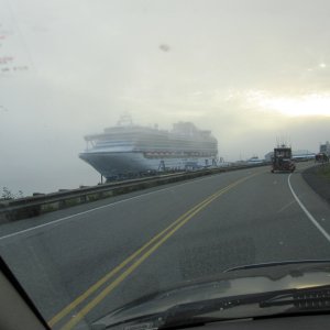 Cruise ship's in at Whittier