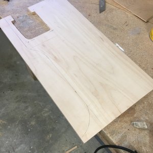 This piece will go around the throttles.