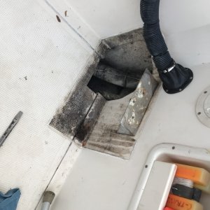 Side step removed