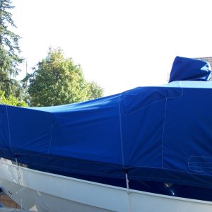 Radome also protected by boat cover