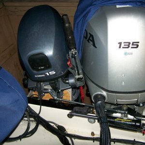 Yamaha 15hp electric start kicker