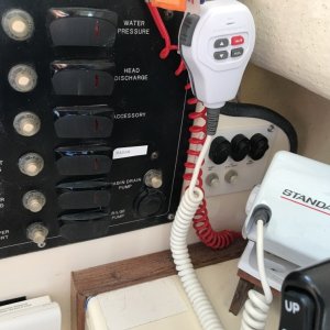 Notice accessory switch panel, switches for AIS and NMEA 2000