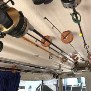 Media 'Home made fishing pole holders' in album 'View at the helm'