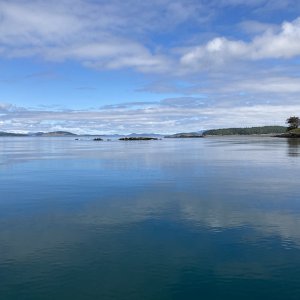 Flat calm most everywhere Monday May 18th