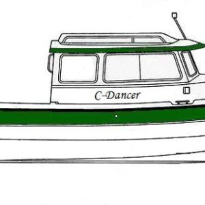 Media 'Customized line drawing.  I filled-in line drawing from factory website with C-Dancer's colors.  I thought coloring in the motor color and adding the Suzuki logo was a nice touch :-)' in album 'Triton full-page ad - Nov 25, 2011'