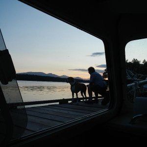 Enjoying the sunset