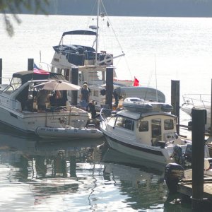 On our way back from the Ladysmith CBGT, we stayed at Conover Cove again and found dock space again!