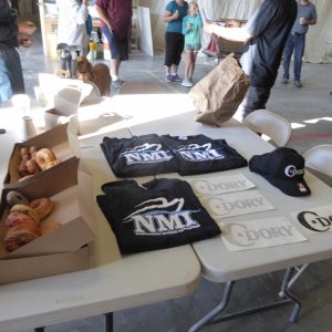 Donuts and C-Dory swag courtesy of NMI!