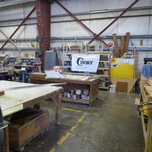 Wood shop area