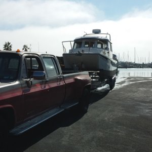 the chevy pulls heavy
