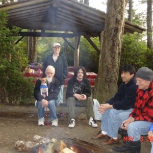 Terry holding Chloe, Ann,
and Jake (ROCK-C)
Yuji & Jim (ENDURANCE)