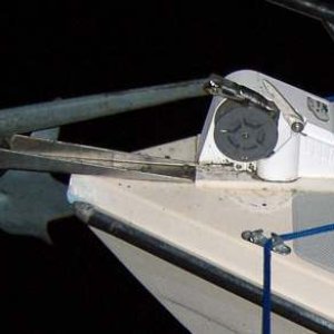 Breeze Windlass and Bruce Anchor still dirty from todays trip.