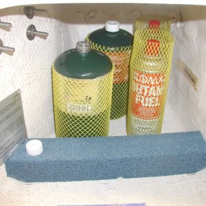 Media 'Propane locker' in album 'Exhaust 3" hole undercut and epoxied.'