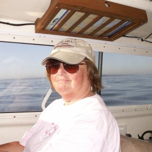Patty at the Helm 8-13-06