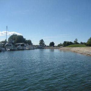 Cheboygan County Marina on Cheboygan River. A very nice marina with transient docking,launch and parking.