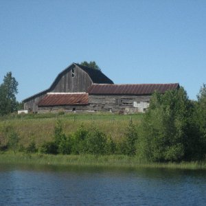 Cruising the rural area of the Black River.