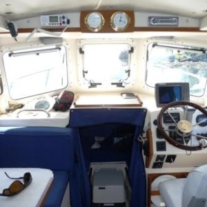 Media 'Cabin Interior fully lined with marine foam insulation and covered with marine vinyl.
All Storage lockers on board are also lined with 1/2" sheet foam insulation. 
I have no condensation collecting on the cabin liner or in the storage lockers. No need for fans on the forward windows.
The sheet foam in the storage lockers also gives cushion to all stowed articles and the boat is very quiet while running.' in album 'Cabin Interior fully lined with marine foam insulation and covered with marine vinyl.
All Storage lockers on board are also lined with 1/2" sheet foam insulation. 
I have no condensation collecting on the cabin liner or in the storage lockers. No need for fans on the forward windows.
The sheet foam in the storage lockers also gives cushion to all stowed articles and the boat is very quiet while running.'