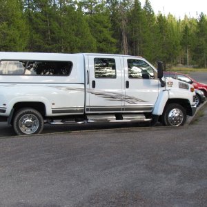 Media 'Serious Tow Vehicle with Duramax' in album 'sunset shot of the Tetons, Jackson Lake August 2011'