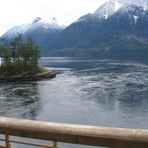 View from Malibu down Jervis Inlet