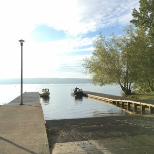 Launching early on Memorial day at Magnuson Park