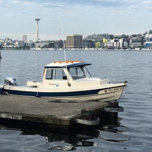Little public dock on Lake Union