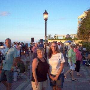 Mallory Square at sunset.