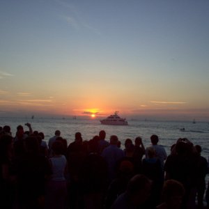 Sunset at Mallory Square.