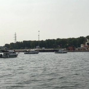 Waiting to enter lock 2