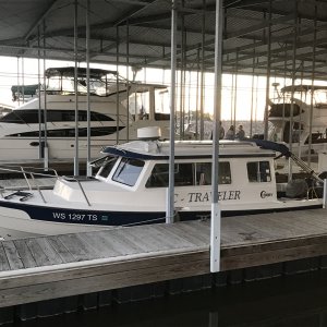 C-Traveler slipped at the Alton Marina