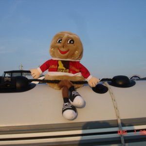 THE POTATO MAN
The prize for having the 
oldest C-Dory at the 
Naniamo CBGT - 
Winners with 88CD are
Terry & Ann 'ROCK C'