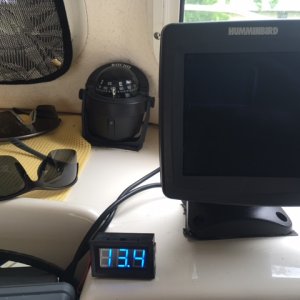 For two bucks and change I can easily see my 12 volt battery status from the cockpit or dock