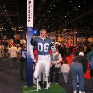 Super Bowl XL - Me as a Seahawk at the NFL Experince Detriot
