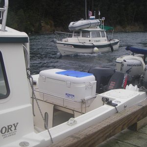 C-Daisy arriving at Sequim Bay State Park dock for the SBGT-07, looks like good company here.