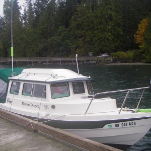 Raven Dancer at the SBSP dock for the CBGT-07.