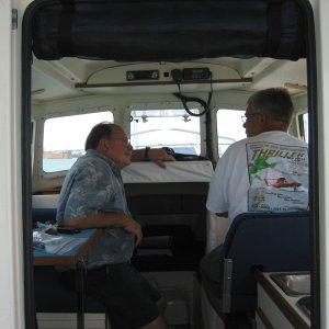 (C-batical) Two old friends heading up the river