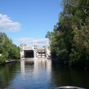 Approaching First Trent Severy Hydraulic Lock
