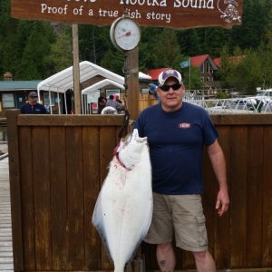 Media '41 lbs Nootka Halibut' in album 'Flat seas out of Westport'