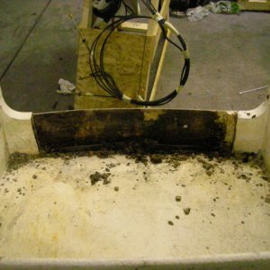 keep diggin' it out till we find dry core....