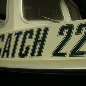 temporary graphics, till i paint the boat