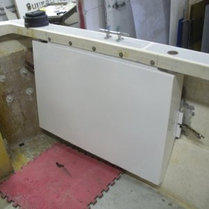 port tank mocked up so i can cut all the lines to length and start mounting all the components