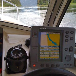 GPS view heading out.