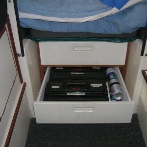 storage under v-berth