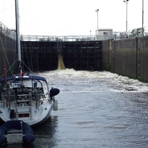 inside a lock