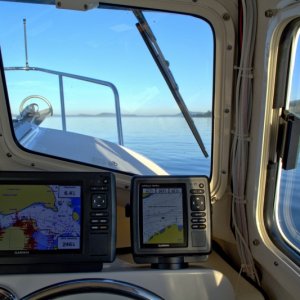 Flat calm Guemes Channel