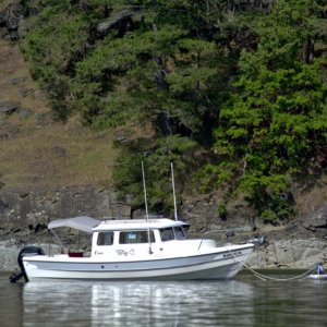 On the mooring buoy