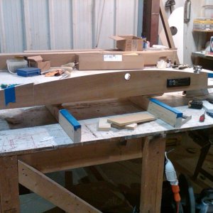 veneer glue up and head unit fit