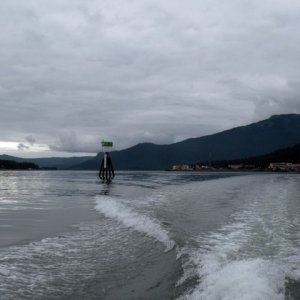 Heading back from Mendenhall Bar