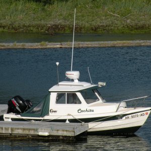 Cachita docked in Douglas Harbor