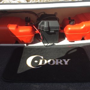 Fuel tanks and battery